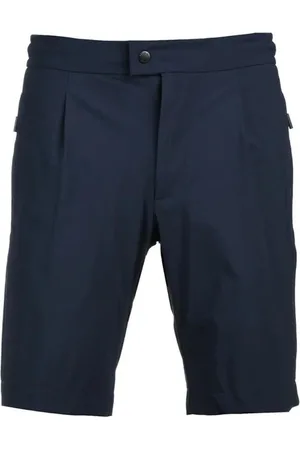 PEOPLE OF SHIBUYA Shorts, Herre, Blå, XL, Nylon, Blå Stretch Nylon Shorts med Snøre