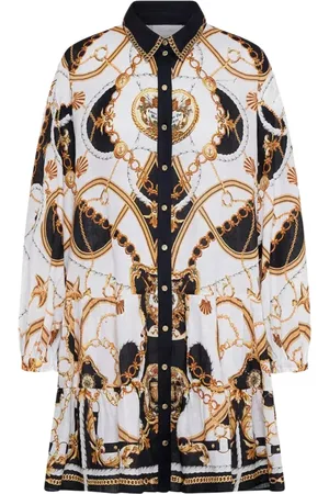 Camilla Kjole, Dame, Sort, M, Linned, Elegant Hvid Kjole Sea Charm