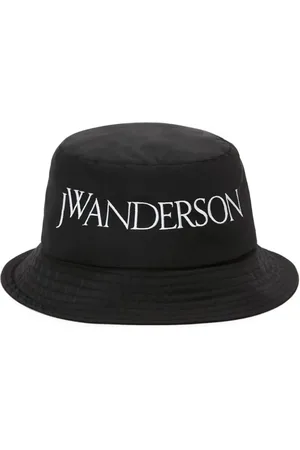 J.W.Anderson Tilbehør, unisex, Sort, M/L, Uld, Sort Bucket Hat for Stilfuldt Look