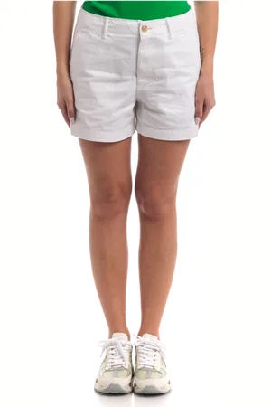 Ralph Lauren Shorts, Dame, Hvid, XS, Uld, Stilfulde Bermuda Shorts