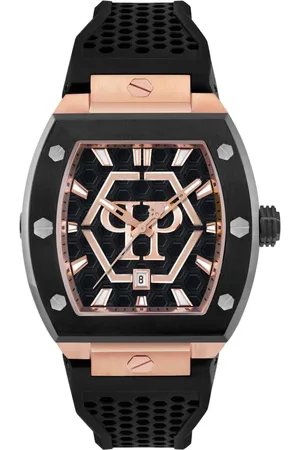 Philipp Plein Tilbehør, Herre, Sort, ONE SIZE, Uld, Phantom Watch