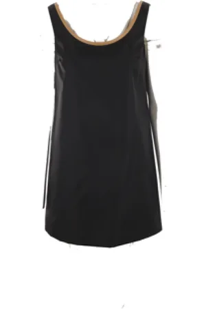 Prada Top, Dame, Sort, S, Nylon, Re-Nylon Mini Kjole