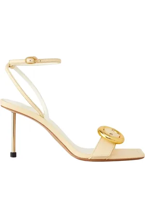 Jacquemus Sko, Dame, Gul, 37 EU, Uld, Regalo Højhælede Sandaler