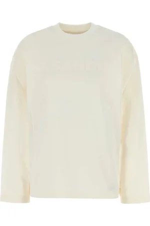 Jil Sander Top, Dame, , L, Bomuld, Langærmet top