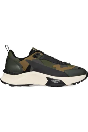 VALENTINO GARAVANI Sko, Herre, Grøn, 41 EU, Læder, True Act Sneakers