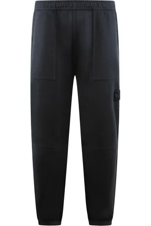 Stone Island Bukser, Herre, Blå, W31, Uld, Stilfulde Sweatpants