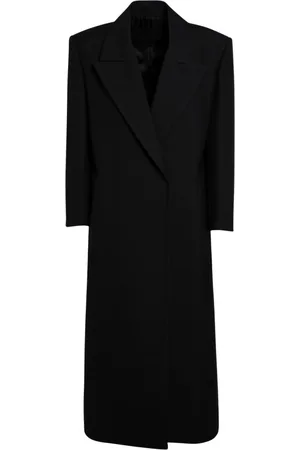VALENTINO GARAVANI Frakke, Dame, Sort, S, Cashmere, Double-Breasted Frakke