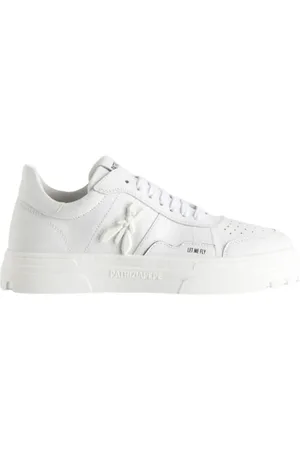 Patrizia Pepe Sko, Dame, , 38 EU, Læder, Læder Sneakers med Flue Detalje