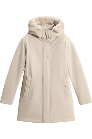 Woolrich Frakke, Dame, , S, Uld, Stilfuld Oxford Tan Parka