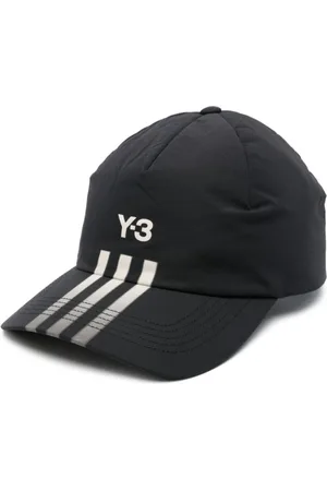 Y-3 Tilbehør, Herre, Sort, ONE SIZE, Polstret 3-Stripes Logo Hat