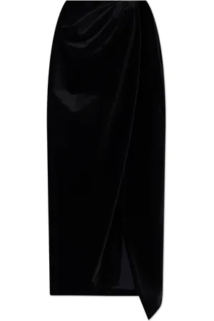 Balenciaga Nederdel, Dame, Sort, S, Velourskørt