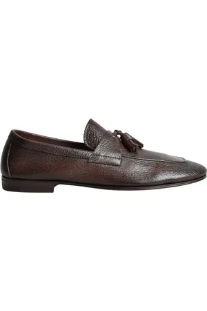 HENDERSON BARACCO Sko, Herre, Brun, 40 EU, Mørkebrun Hjorteskind Tassel Loafer