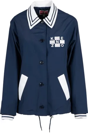 Kenzo Jakke, Dame, Blå, S, Uld, Sailor Coach Jacket