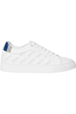 Paul Smith Sko, Dame, Hvid, 36 EU, Læder, Hvide perforerede lædersneakers