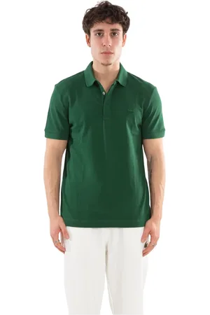 Lacoste Top, Herre, Grøn, XL, Piquet Polo Shirt i Paris