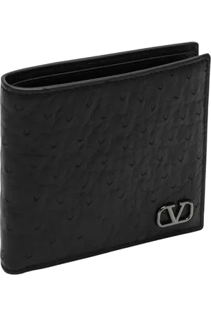 VALENTINO GARAVANI Tilbehør, Herre, Sort, ONE SIZE, Læder, Horisontal Tegnebog