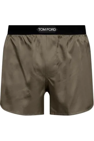 Tom Ford Undertøj, Herre, Grøn, S, Silke Lingerie Shorts