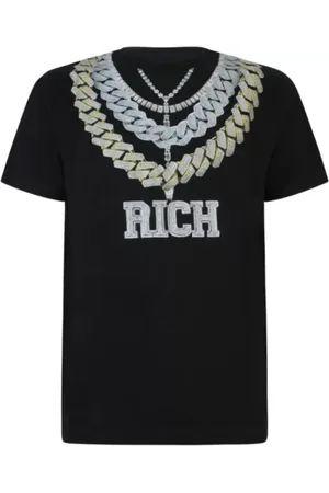 John Richmond Top, Herre, Sort, 2XL, Bomuld, Shinazu T-Shirt