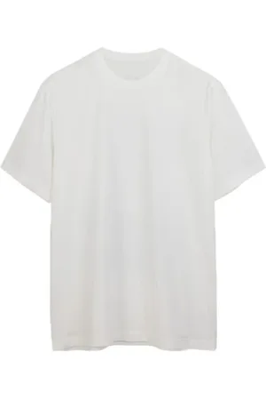 Y-3 Top, Herre, Hvid, 2XL, Bomuld, Casual Bomulds T-shirt
