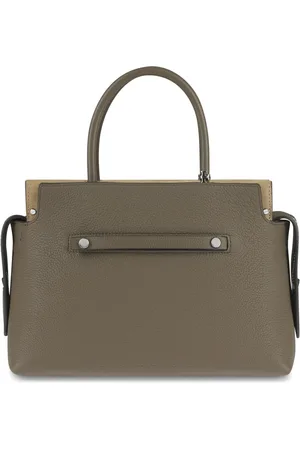 Tory Burch Taske, Dame, Grøn, ONE SIZE, Læder, Mercer Pebbled Satchel