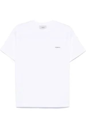 COPERNI Top, Dame, Hvid, XS, Bomuld, Sort T-shirt til kvinder