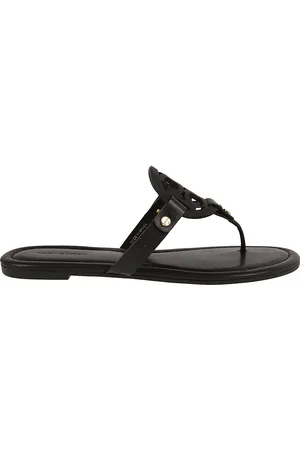Tory Burch Sko, Dame, Sort, 38 EU, Uld, Miller Flip Flop