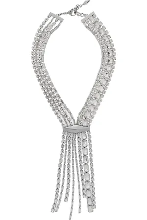 Jimmy Choo Tilbehør, Dame, Grå, ONE SIZE, Tassel Halskæde