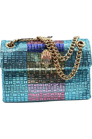Kurt Geiger Taske, Dame, Flerfarvet, ONE SIZE, Uld, Turkis Multi Flade Snøresko