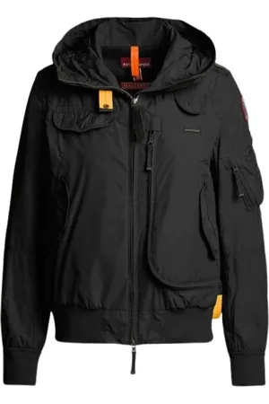 Parajumpers Jakke, Herre, Sort, L, Polyester, Sort Hættet Bomberjakke