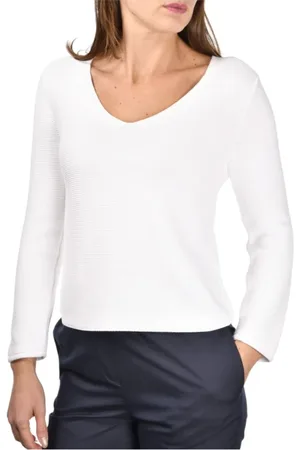 Gran Sasso Strik, Dame, Hvid, S, Uld, Stilfuld Pullover Sweater