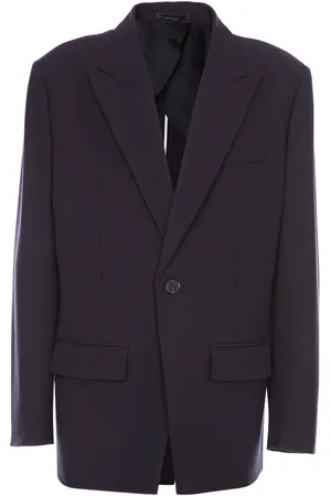 VALENTINO GARAVANI Jakke, Herre, Blå, XL, Uld, Stilfuld Jakke