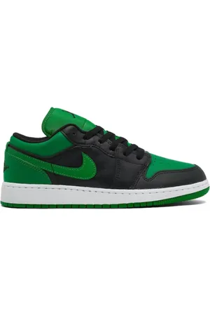 Jordan Sko, Dame, Flerfarvet, 38 EU, Uld, Lucky Green Low Sneakers