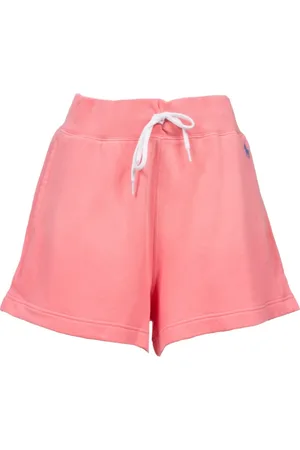 Ralph Lauren Shorts, Dame, Lyserød, S, Bomuld, Bomuldsshorts med elastisk linning og lommer