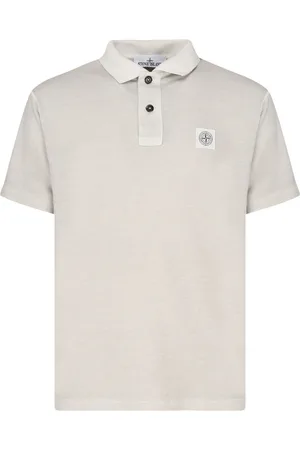 Stone Island Top, Herre, , 2XL, Bomuld, Polo Shirt med Logo Patch