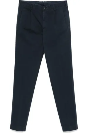 Incotex Bukser, Herre, Blå, M, Bomuld, Tapered Bukser