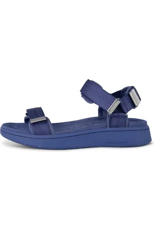 Woden Sko, Dame, Blå, 40 EU, Læder, Farverig Line Fruit Sandal Blåbær