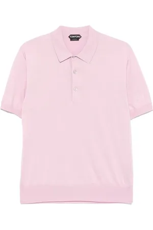 Tom Ford Top, Herre, Lyserød, 2XL, Bomuld, Polo Sweater