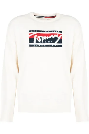 Tommy Hilfiger Sweathshirts & Hoodies, Herre, Hvid, S, Polyester, Sweatshirt