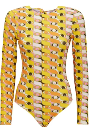 La DoubleJ Badetøj, Dame, Gul, L, Backless Surf One-piece Badedragt