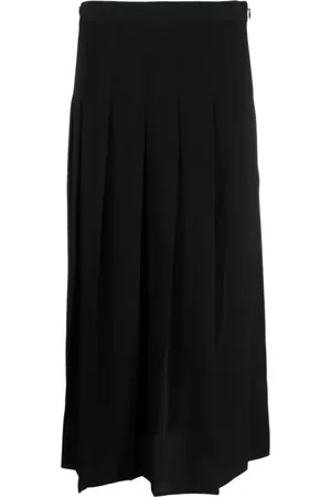 Ralph Lauren Nederdel, Dame, Sort, L, Polyester, Midi Nederdel
