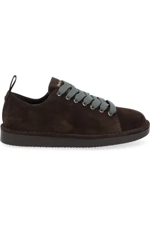Panchic Sko, Herre, Grå, 46 EU, Suede, Grå Suede Snøresko