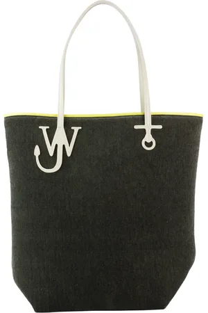 J.W.Anderson Taske, Dame, Grøn, ONE SIZE, Polyester, Høj Anchor Tote Taske