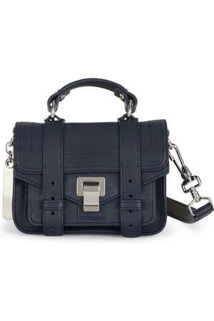 Proenza Schouler Taske, Dame, Blå, ONE SIZE, Uld, Alsidig Crossbody Taske