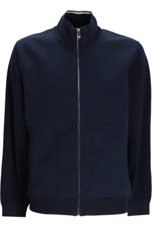 HUGO BOSS Sweathshirts & Hoodies, Herre, Blå, M, Bomuld, Feloy Strik