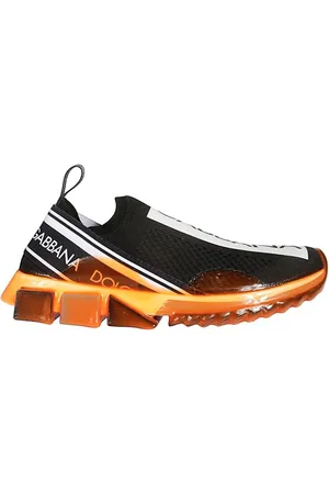 Dolce & Gabbana Sko, Dame, Flerfarvet, 36 EU, Polyester, Logo Print Mesh Sneakers med Gummibelægning