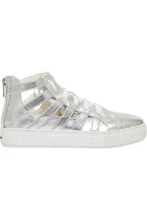 Pinko Sko, Dame, Grå, 35 EU, Læder, Lamineret Sneaker