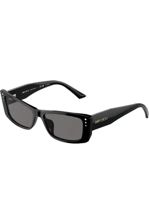 Jimmy Choo Tilbehør, unisex, Sort, 55 MM, Polariserede solbriller