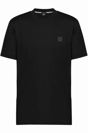 HUGO BOSS Top, Herre, Sort, XL, Bomuld, Tiburt T-Shirt 278