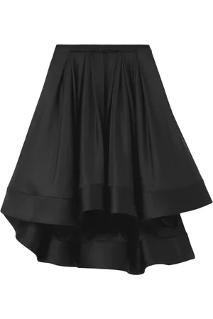 Proenza Schouler Nederdel, Dame, Sort, M, Nylon, Silke Nylon Taft Skørt