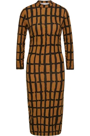 Proenza Schouler Kjole, Dame, Flerfarvet, XS, Grid Jersey Kjole